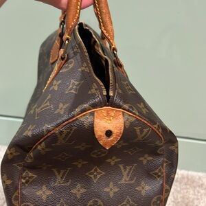Louis Vuitton Brown Monogram speedy tote